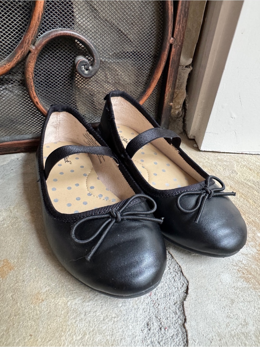 Cat and Jack Black Ballet Flats 10C